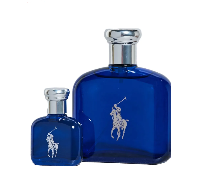 Ralph Lauren Polo Blue by for Men - 2 Pc Gift Set 4.2oz EDT Spray, 0.5oz EDT Splash